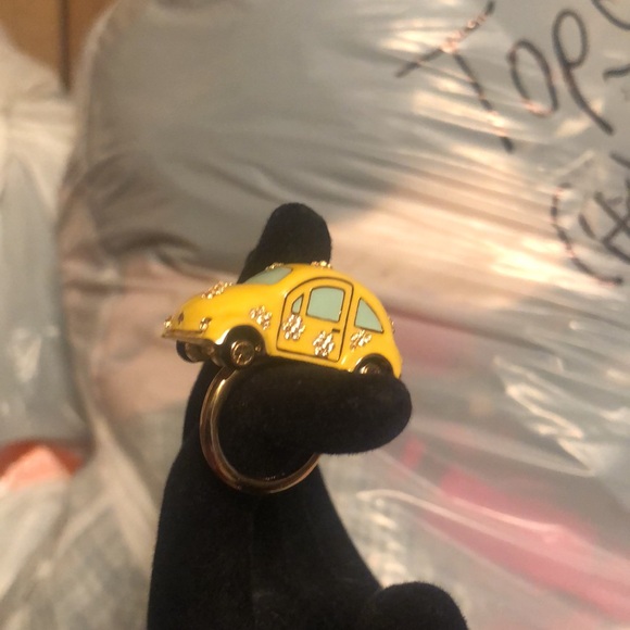 New Kate Spade ♠️ Yellow Taxi 🚕 Car Ring size 6 - Picture 16 of 17